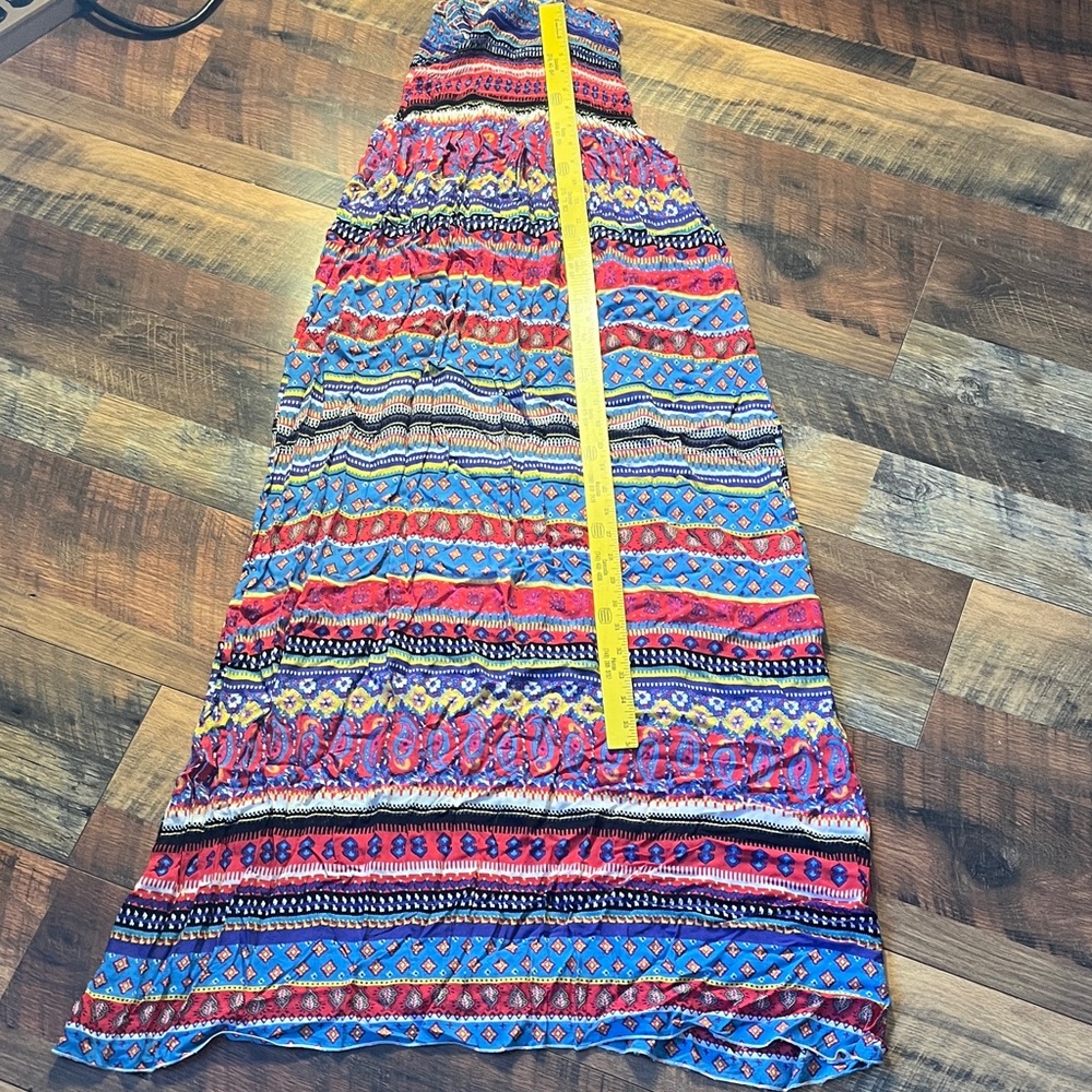 Colorful Maxi Dress with Straps box 17 - Picture 5 of 5